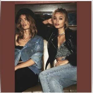 The Eve Sequin Longline Bralette - Silver by Anthropologie